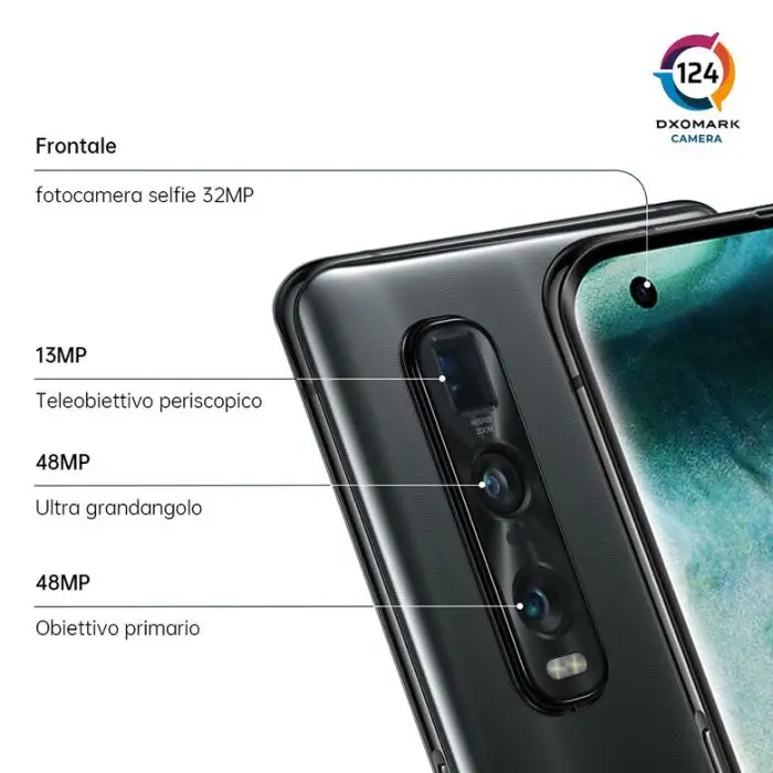 OPPO Find X2 Pro 17 cm (6.7&quot;) SIM singola Android 10.0 5G USB tipo-C 12 GB 512 GB 4260 mAh Nero , 130094 , Immagine 12