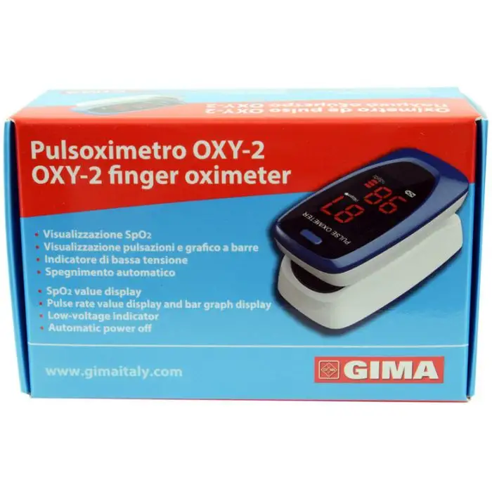 GIMA OXY-2 pulsossimetro Blu, Bianco , 129836 , Immagine 2