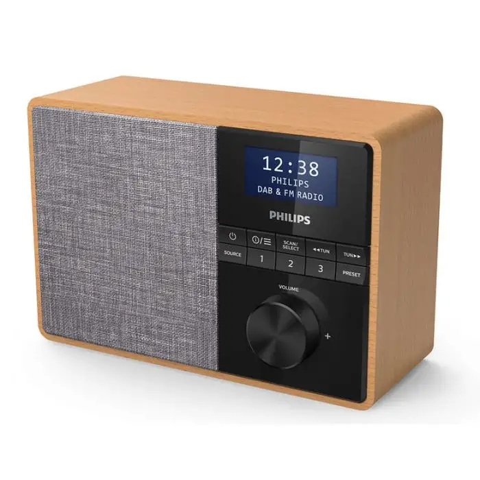 Philips TAR5505/10 radio Portatile Digitale Nero, Grigio, Legno , 130857 , Immagine 2