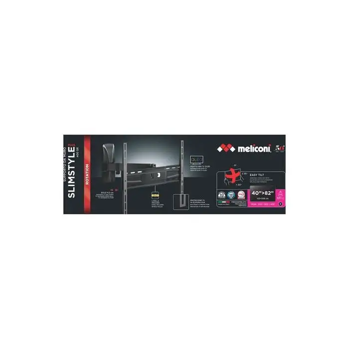 Meliconi SlimStyle Plus 400 SR 2,08 m (82&quot;) Nero , 130065 , Immagine 5