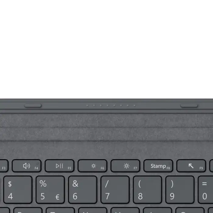 Microsoft Surface Go Type Cover - QWERTY - Platino (Alcantara) , 130074 , Immagine 2
