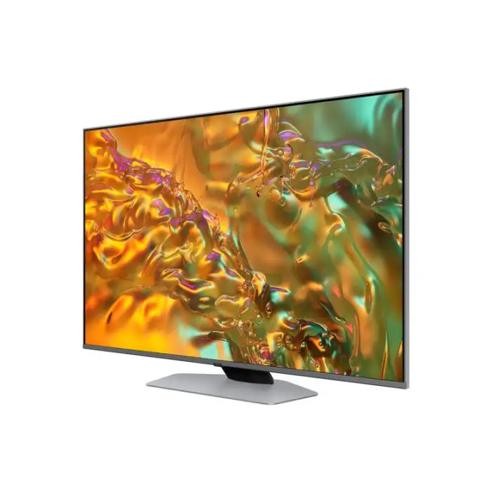 Samsung Q80D Televisione Smart TV 50 Pollici Qled Processore NQ4 AI GEN2 4K AI Upscaling Simple Chamfer Design Dolby Atmos Eclipse Silver , 153329 , Immagine 2