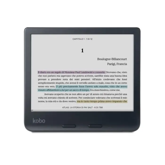 Rakuten Kobo Libra Colour lettore e-book Touch screen 32 GB Wi-Fi Nero , 153393 , Immagine 3