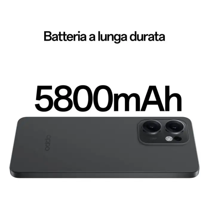 OPPO Reno13 FS 5G AI Smartphone, Tripla fotocamera 50+8+2MP, Selfie 32MP, Display 6.67” 120HZ AMOLED FHD+, 5800mAh, RAM 12GB(Esp4GB/8GB/12GB)+ROM 512GB, [Versione Italia], Graphite Grey , Default Category , 157515 , Immagine 3