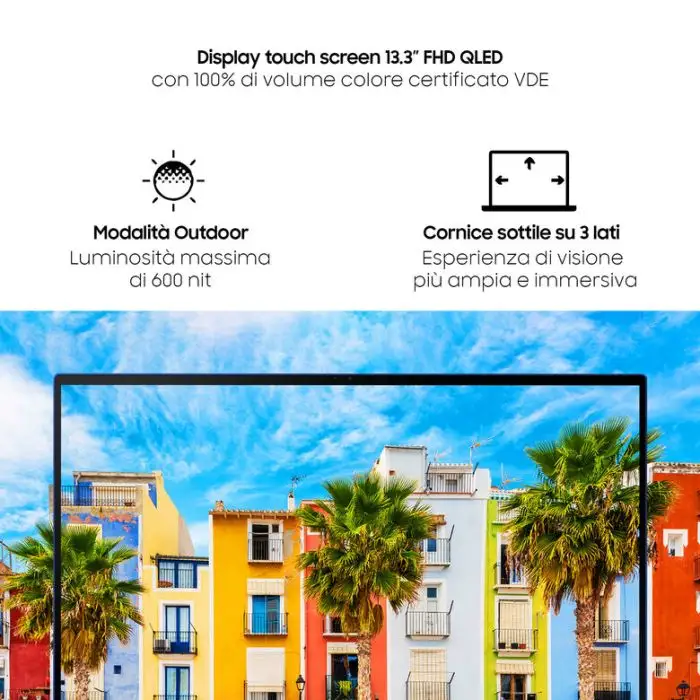 Samsung Galaxy Book Flex 13,3” Royal Blue Touch Screen S Pen Intel® Core™ i5 di decima generazione Windows 10 Home Wi-Fi 6 RAM 12GB Memoria 512GB Batteria 69,7Wh Lettore impronte digitali , 130881 , Immagine 3