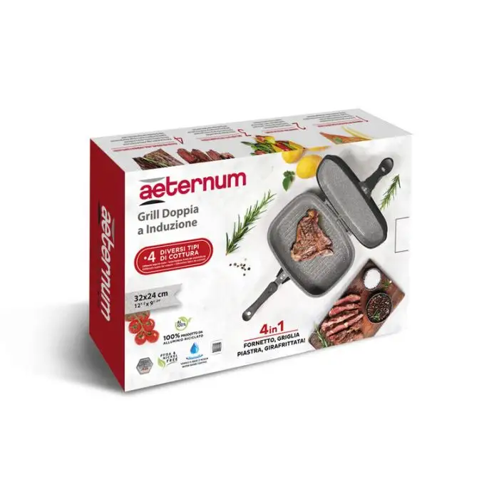 Aeternum Grill Doppia a Induzione , 133429 , Immagine 2