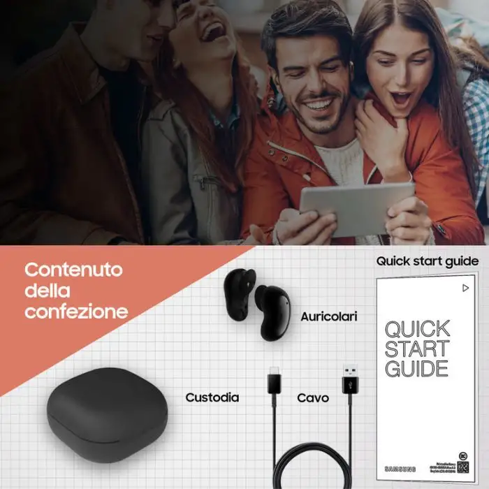 Samsung Galaxy Buds Live, Mystic White Auricolare Wireless In-ear Musica e Chiamate Bluetooth Bianco , 131495 , Immagine 8