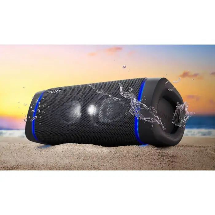 Sony SRS XB33 - Speaker bluetooth waterproof, cassa portatile con autonomia fino a 24 ore e effetti luminosi (Nero) , 131134 , Immagine 8