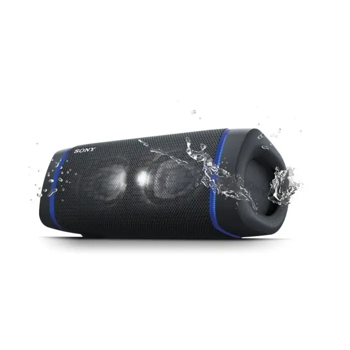 Sony SRS XB33 - Speaker bluetooth waterproof, cassa portatile con autonomia fino a 24 ore e effetti luminosi (Nero) , 131134 , Immagine 6