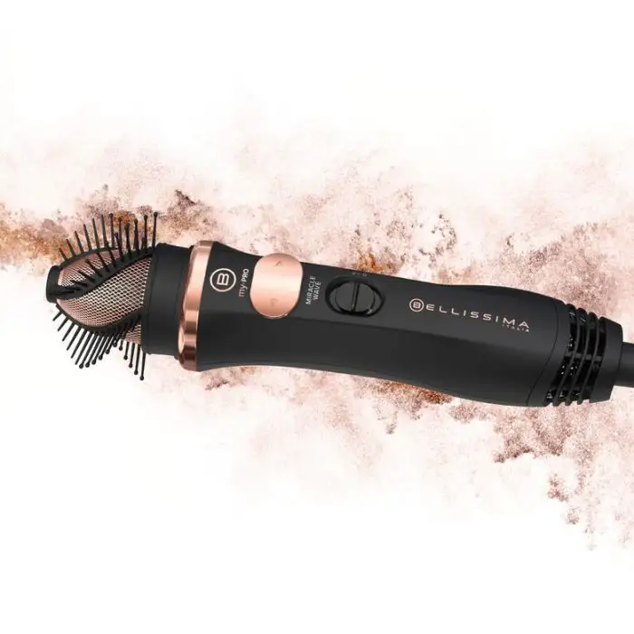 Bellissima My Pro Miracle Wave GH19 1100 Spazzola ad aria calda Caldo Nero, Rosa 1100 W 1,8 m , 131180 , Immagine 3
