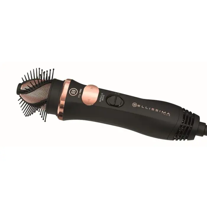 Bellissima My Pro Miracle Wave GH19 1100 Spazzola ad aria calda Caldo Nero, Rosa 1100 W 1,8 m , 131180 , Immagine 2