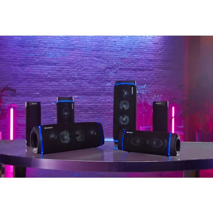 Sony SRS XB33 - Speaker bluetooth waterproof, cassa portatile con autonomia fino a 24 ore e effetti luminosi (Blu) , 131142 , Immagine 11