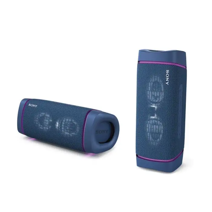 Sony SRS XB33 - Speaker bluetooth waterproof, cassa portatile con autonomia fino a 24 ore e effetti luminosi (Blu) , 131142 , Immagine 2