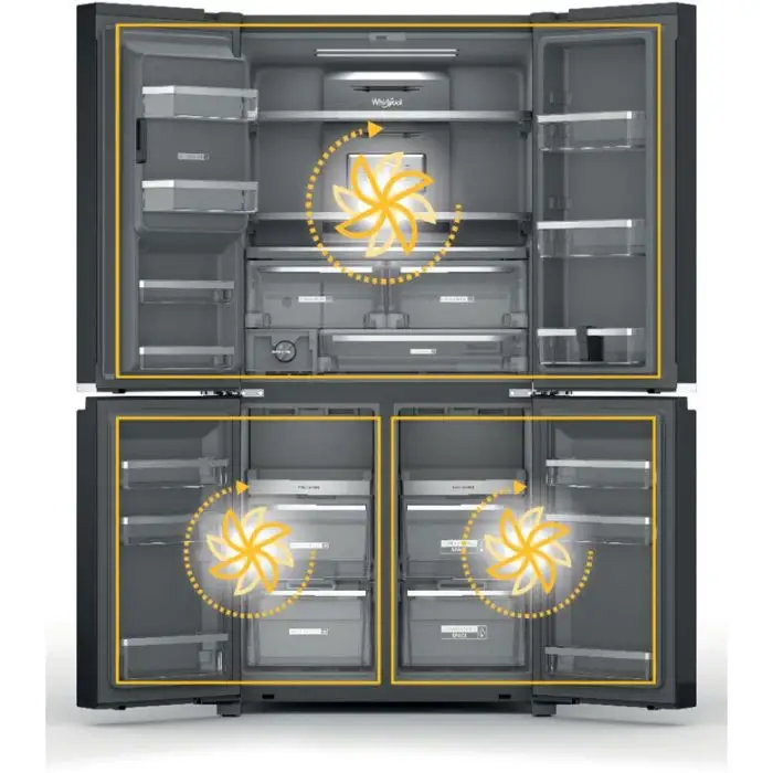 Whirlpool WQ9I MO1L frigorifero side-by-side Libera installazione 592 L F Acciaio inossidabile , 136088 , Immagine 49