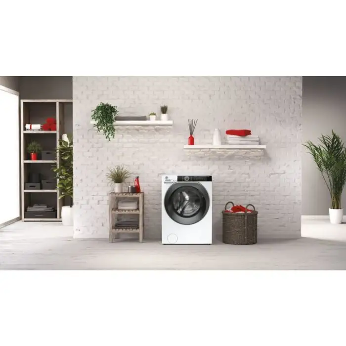 Hoover H-WASH&amp;DRY 500 HDE 5106AMBS/1-S lavasciuga Libera installazione Caricamento frontale Bianco D , 131667 , Immagine 5