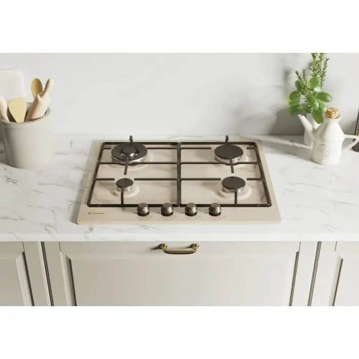 Candy Classic CHW6BRAV4WGT Avena Da incasso 59 cm Gas 4 Fornello(i) , 135012 , Immagine 2