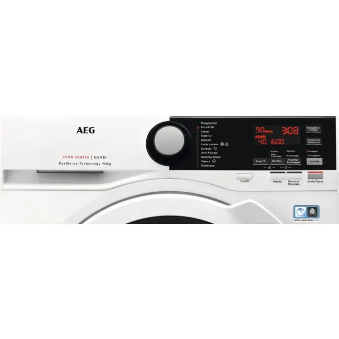 AEG L7WEE961 lavasciuga Libera installazione Caricamento frontale Bianco E , 111561 , Immagine 12