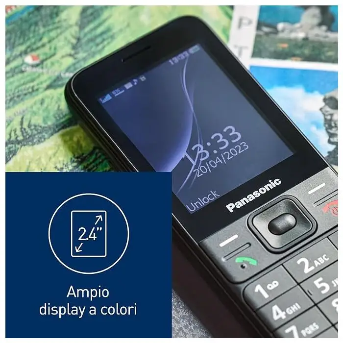 Panasonic KX-TF200 Telefono Cellulare, Dual-Band GSM, LCD TFT 2,4&quot; a Colori , 153893 , Immagine 3