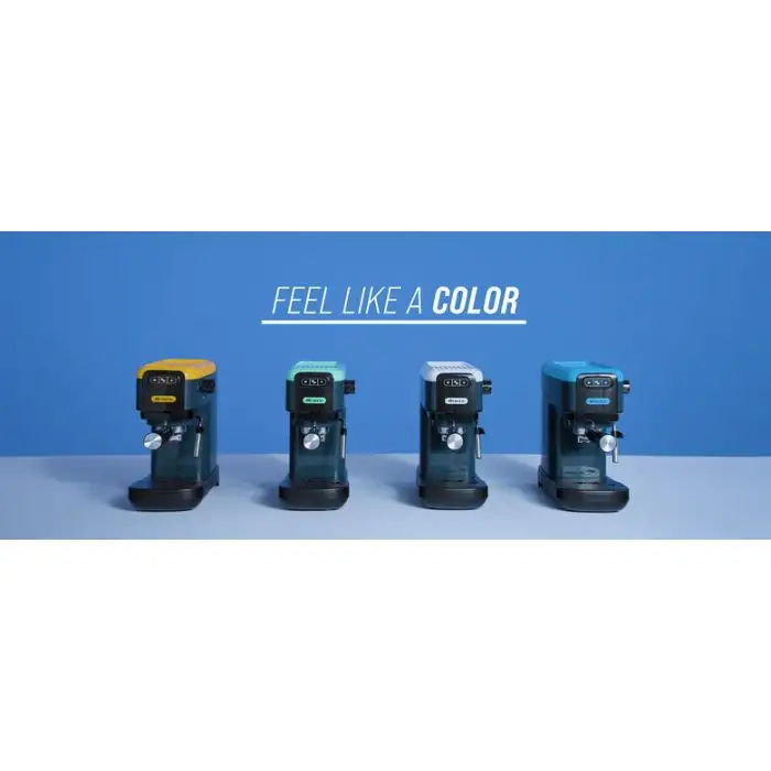 Ariete 1399 Light Aquamarine Macchina da caffè espresso, Per polvere e cialde ESE, 1300 W, Capacità 1,1L, 15 bar di pressione, Filtro 1, 2 tazze e cialda ESE, Cappuccino, Verde , 155815 , Immagine 6