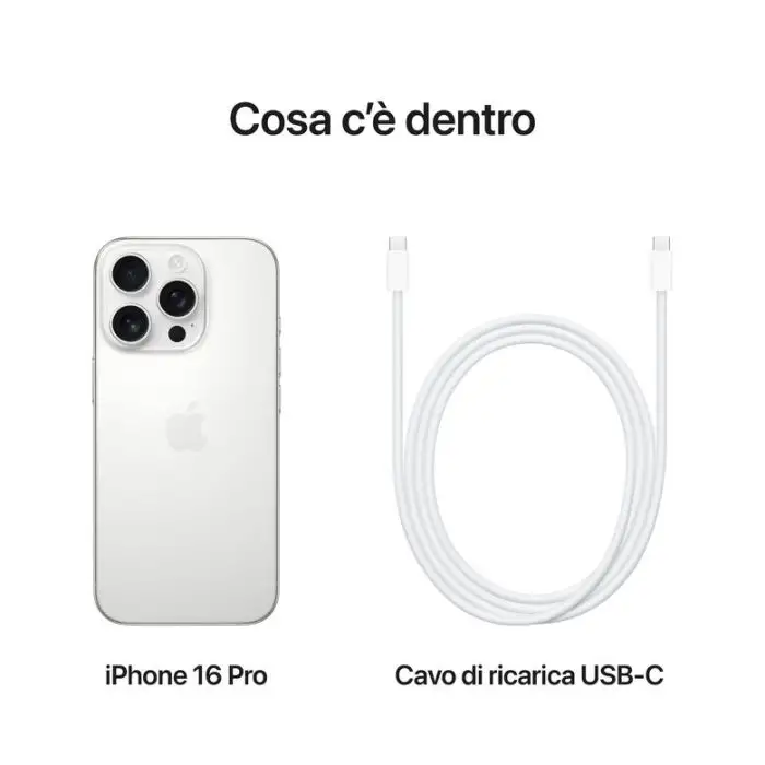 Apple iPhone 16 Pro 128GB Titanio Bianco , 155477 , Immagine 9