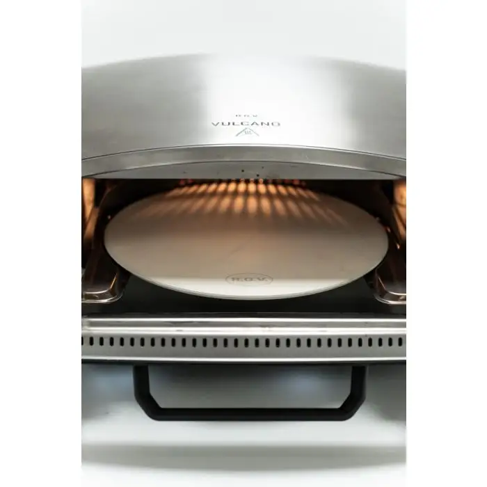 R.G.V. Forno Pizza Vulcano 33cm Piatto Girevole 450 Gradi Touchscreen Silver/nero  , 154467 , Immagine 6