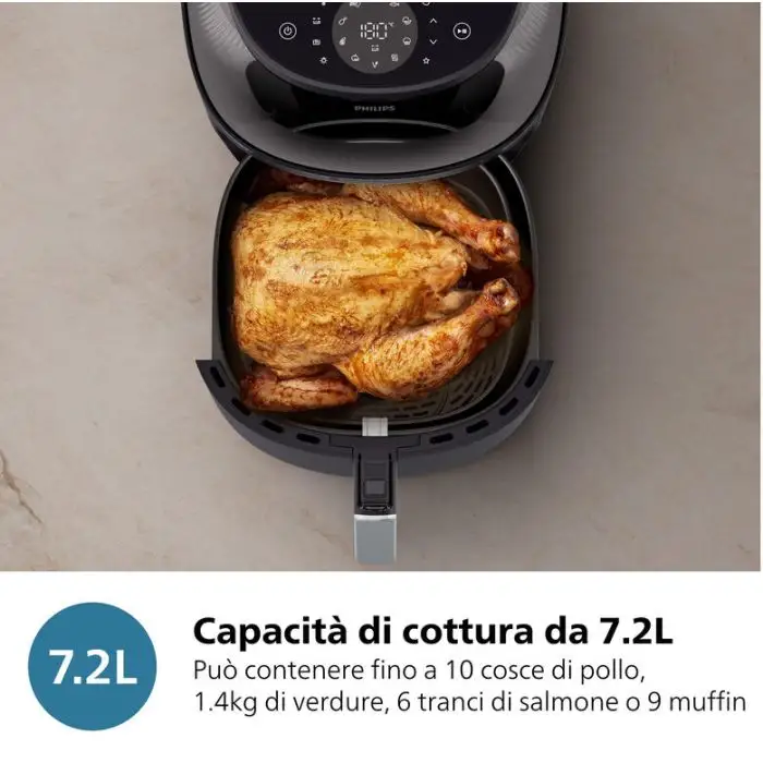 Philips 3000 series NA342/00 Airfryer 7.2 L, Friggitrice ad aria 16 in 1, App ricettario , 157886 , Immagine 9