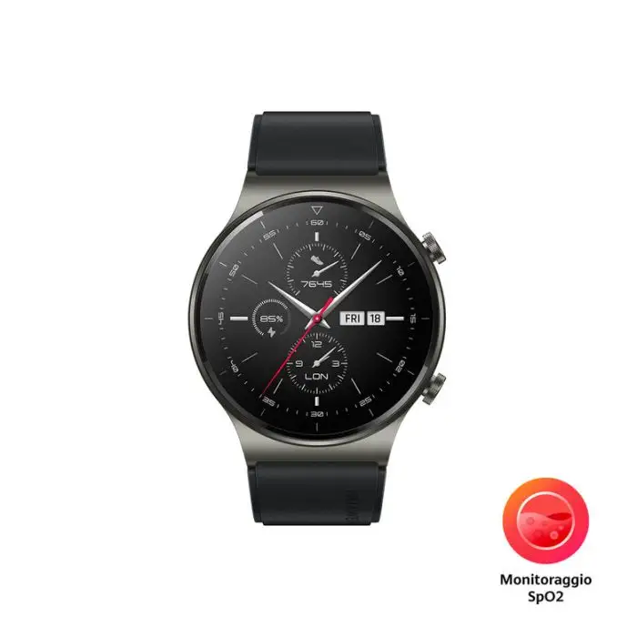 Huawei WATCH GT 2 Pro 3,53 cm (1.39&quot;) 46 mm AMOLED Nero GPS (satellitare) , 131991 , Immagine 2