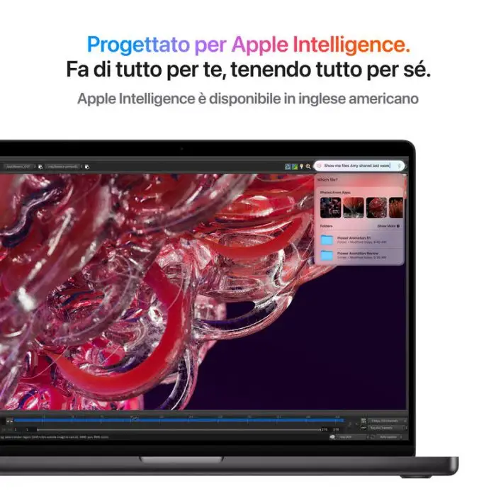Apple MacBook Pro 16&quot;: Chip M4 Max con cpu 14 core e gpu 32 core, 1TB SSD - Argento , 156484 , Immagine 5