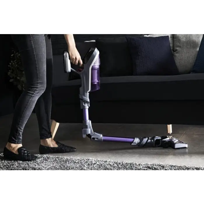 Rowenta X-Force RH9639 XFORCE FLEX 8.60 Allergy, Scopa Ricaricabile, Aspirapolvere con Tubo Flessibile per raggiungere ogni punto, Aspira fino a 35 minuti, Batteria Removibile, Kit Allergy , 133009 , Immagine 2