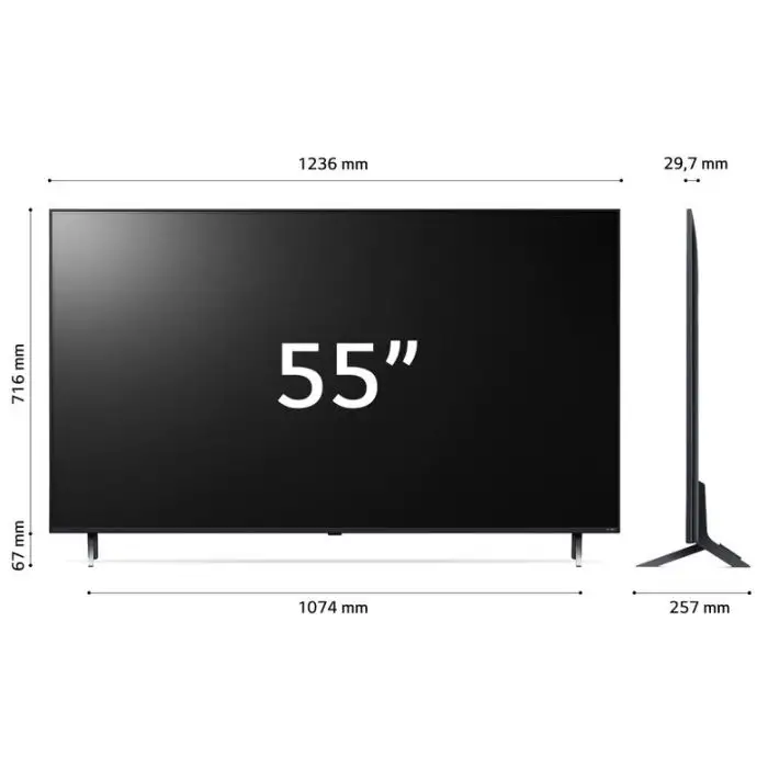 LG 55QNED80T6A Televisione Smart TV 55 Pollici QNED 4K Serie QNED80 3 HDMI , 153485 , Immagine 11