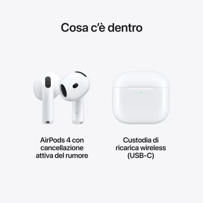 Apple AirPods (4th generation) AirPods 4 con Active Noise Cancellation , 155620 , Immagine 9