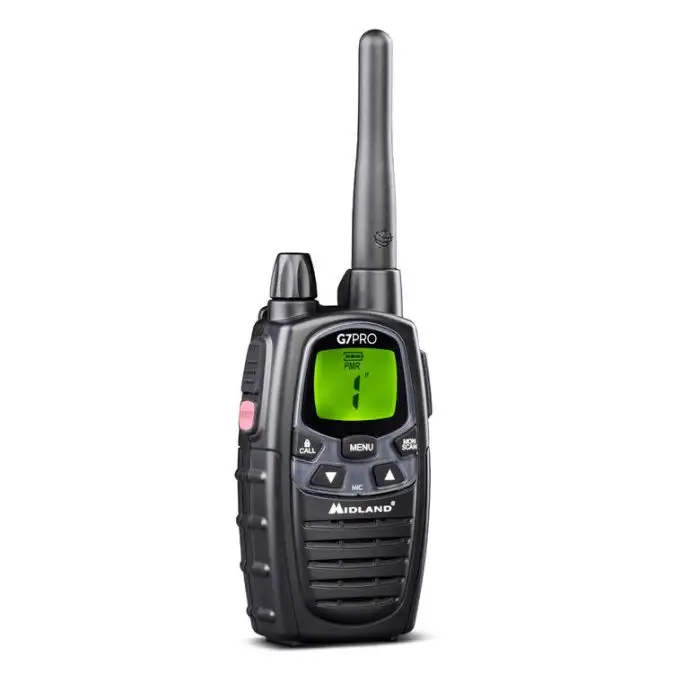 Midland G7 Pro Walkie Talkie ricetrasmittente 69 canali 446.00625 - 446.09375 MHz Nero , 147714 , Immagine 2
