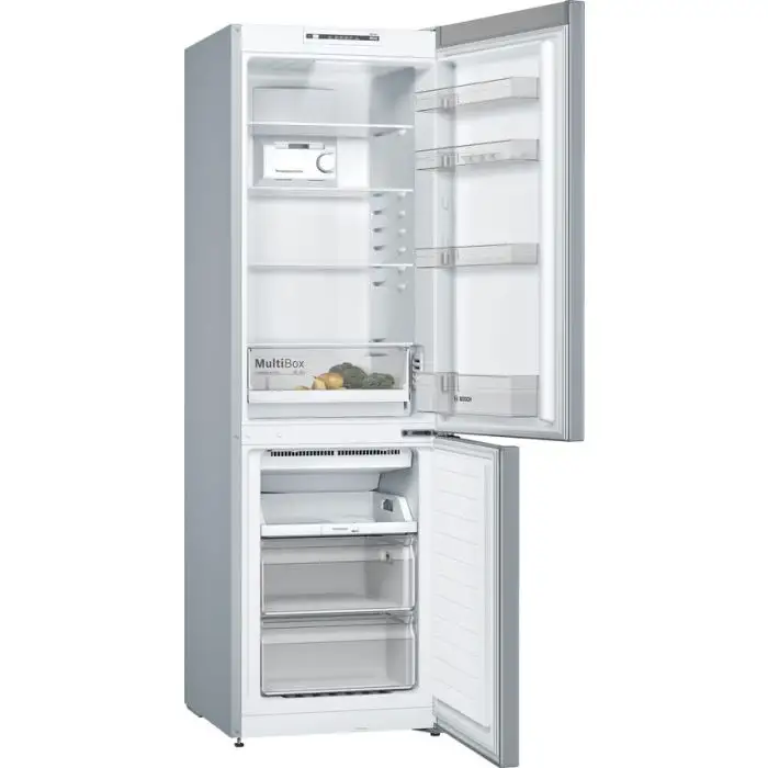 Bosch Serie 2 KGN36NLEA frigorifero con congelatore Libera installazione 305 L E Acciaio inossidabile , 132220 , Immagine 3