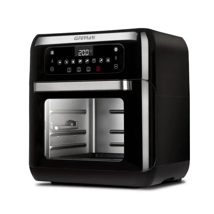 G3 Ferrari Friggisano 2.0 Singolo 11 L Indipendente 1500 W Friggitrice ad aria calda Nero , 131235 , Immagine 11