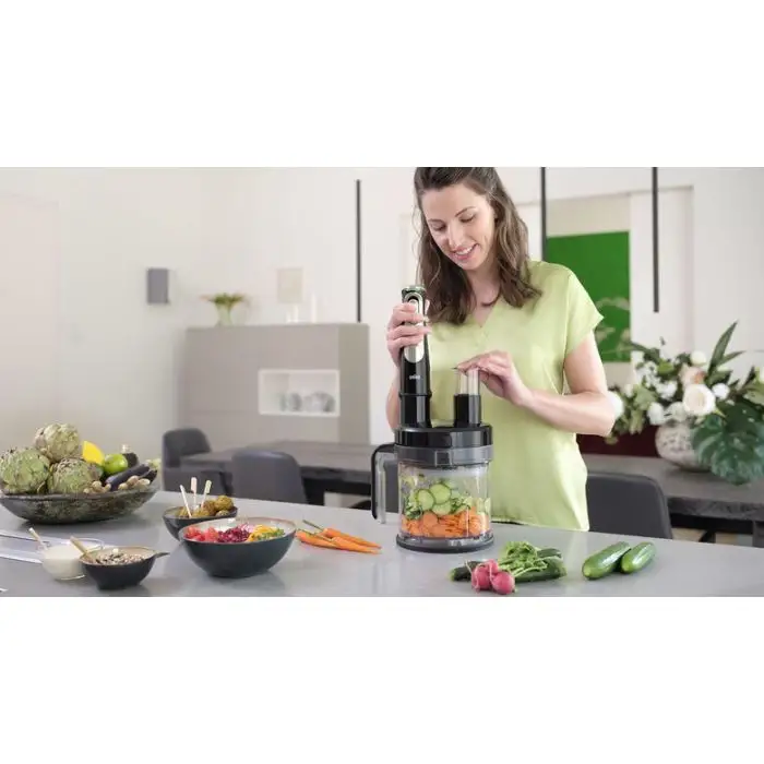 Braun MultiQuick 9 MQ 9187XLI 0,6 L Frullatore ad immersione 1200 W Nero, Stainless steel , 143208 , Immagine 7