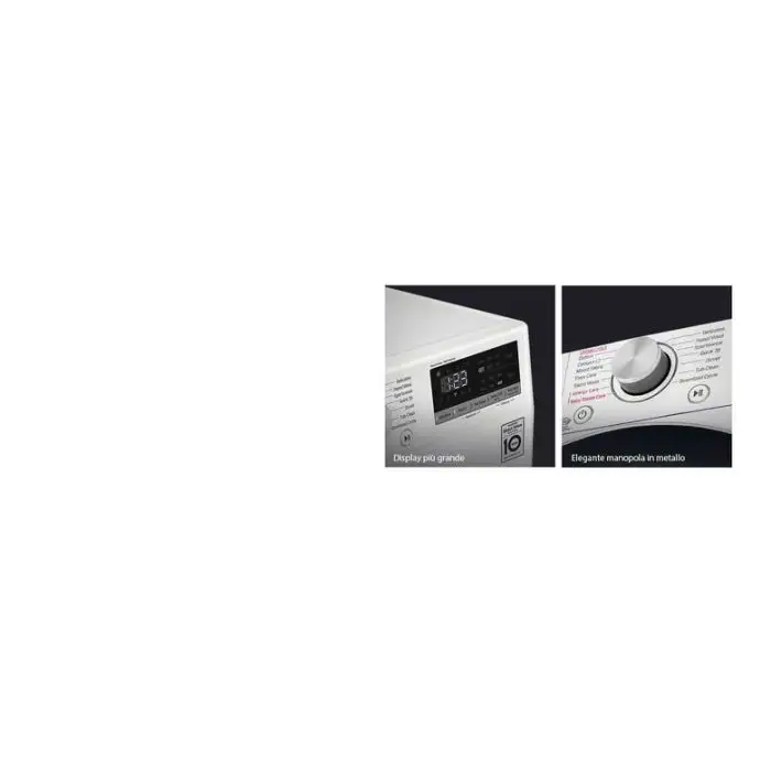 LG F4WV309S4E Lavatrice Intelligente AIDD 9kg Vapore 1400 Giri/min Carica frontale Classe B , 131420 , Immagine 19