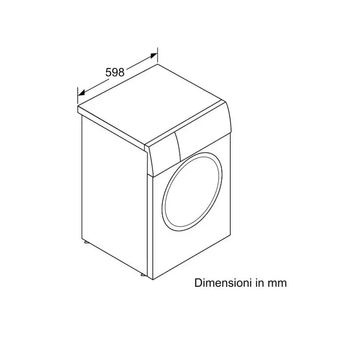Bosch Serie 2 lavatrice Caricamento frontale 7 kg 1000 Giri/min D Bianco , 131458 , Immagine 7