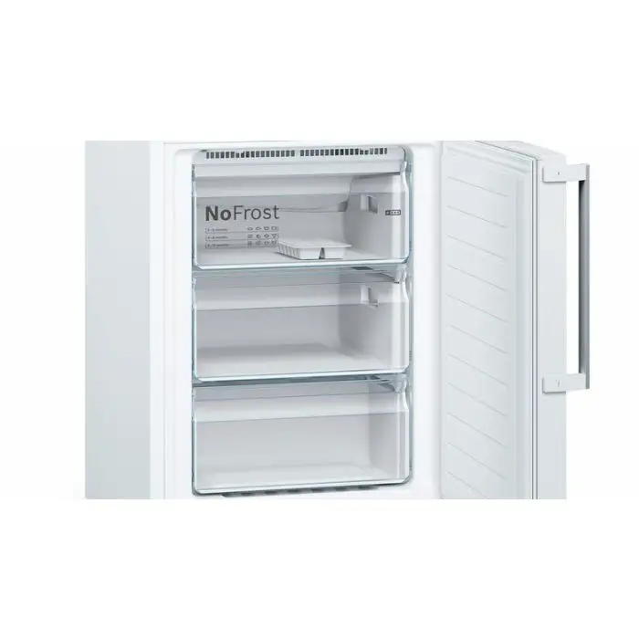 Bosch Serie 4 KGN39VWEQ frigorifero con congelatore Libera installazione 368 L E Bianco , 132202 , Immagine 5