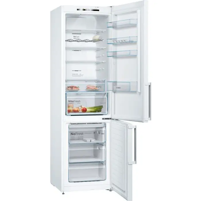Bosch Serie 4 KGN39VWEQ frigorifero con congelatore Libera installazione 368 L E Bianco , 132202 , Immagine 2
