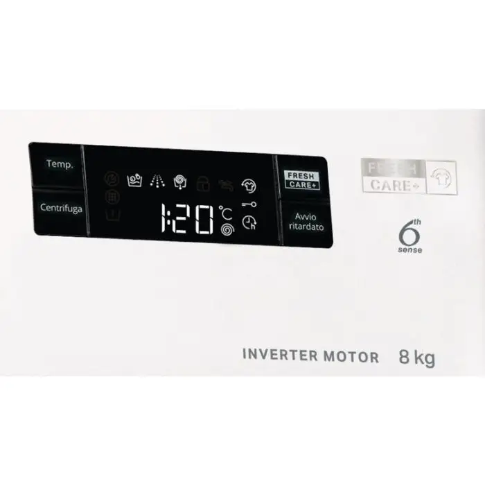 Whirlpool FFS P8 IT lavatrice Caricamento frontale 8 kg 1200 Giri/min C Bianco , 132526 , Immagine 3