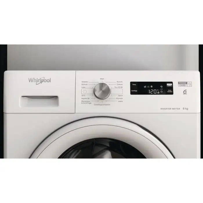Whirlpool FFS P8 IT lavatrice Caricamento frontale 8 kg 1200 Giri/min C Bianco , 132526 , Immagine 5