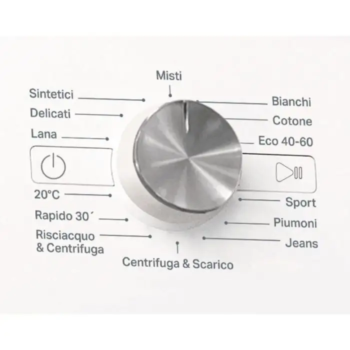 Whirlpool FFS P8 IT lavatrice Caricamento frontale 8 kg 1200 Giri/min C Bianco , 132526 , Immagine 4