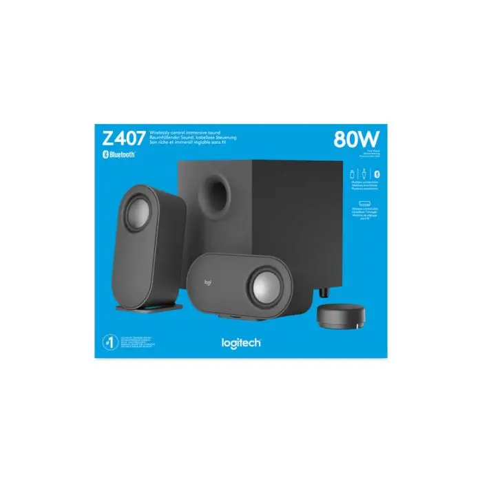 Logitech Z407 Bluetooth computer speakers with subwoofer 40 W Antracite 2.1 canali , 132643 , Immagine 26