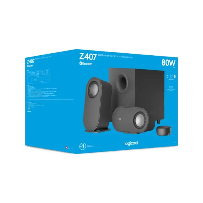 Logitech Z407 Bluetooth computer speakers with subwoofer 40 W Antracite 2.1 canali , 132643 , Immagine 27