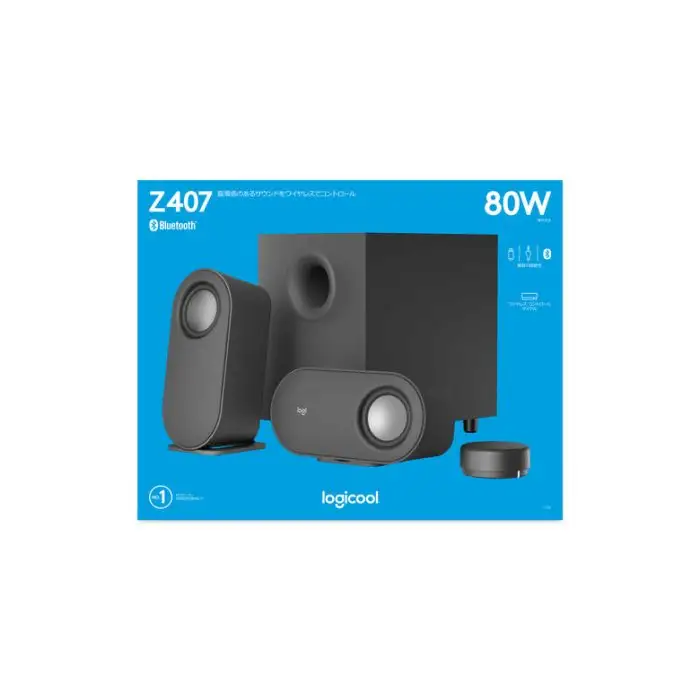 Logitech Z407 Bluetooth computer speakers with subwoofer 40 W Antracite 2.1 canali , 132643 , Immagine 28