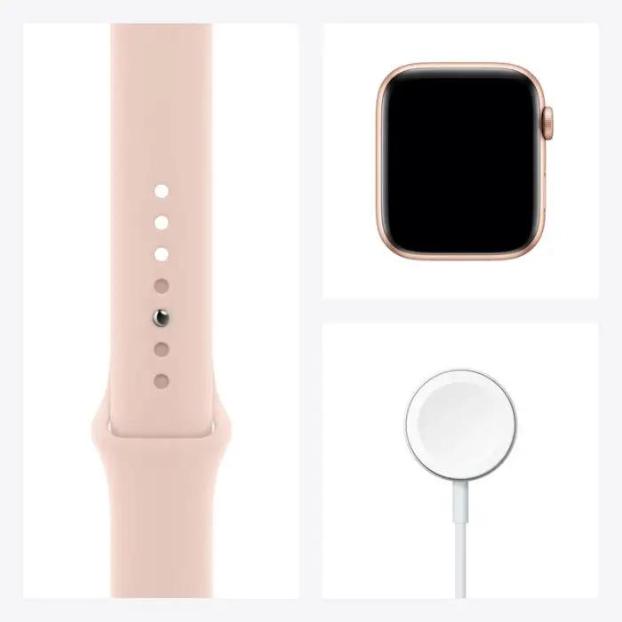 Apple Watch Serie 6 GPS + Cellular, 44mm in alluminio oro con cinturino Sport Rosa sabbia , 132277 , Immagine 7