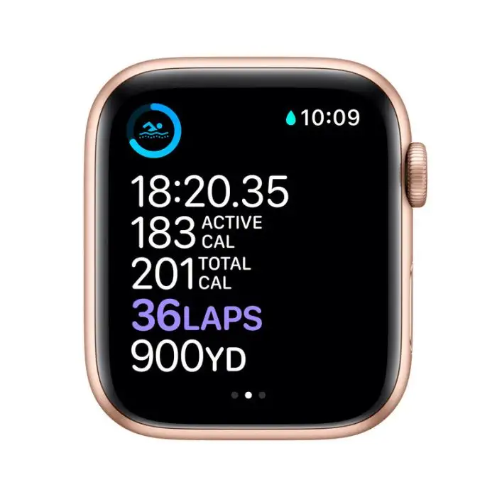 Apple Watch Serie 6 GPS + Cellular, 44mm in alluminio oro con cinturino Sport Rosa sabbia , 132277 , Immagine 4