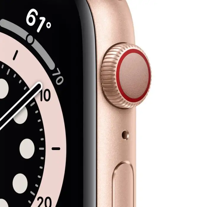 Apple Watch Serie 6 GPS + Cellular, 44mm in alluminio oro con cinturino Sport Rosa sabbia , 132277 , Immagine 2