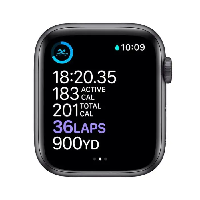 Apple Watch Serie 6 GPS + Cellular, 44mm in alluminio grigio siderale con cinturino Sport Nero , 132278 , Immagine 4