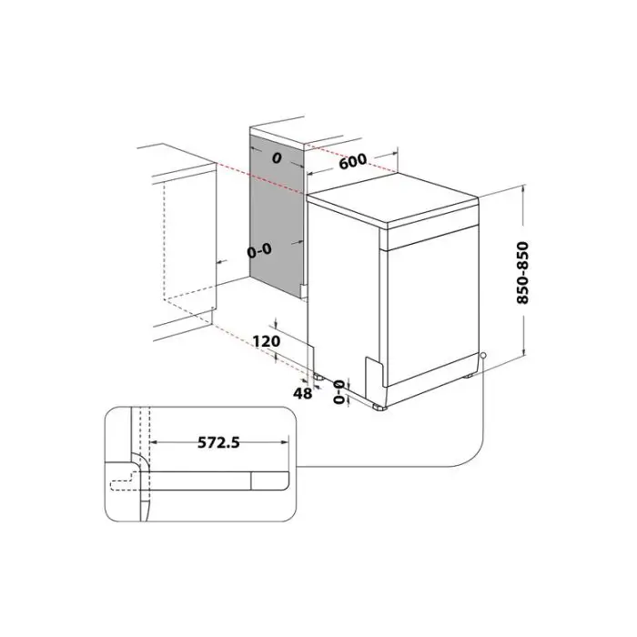 Whirlpool WFC 3C26 PF X Lavastoviglie Libera installazione 14 coperti E , 142747 , Immagine 18